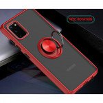 Wholesale Tuff Slim Armor Hybrid Ring Stand Case for Motorola Moto G9 Play/E7 Plus (Red)